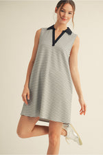 Black/White Stripe Dress