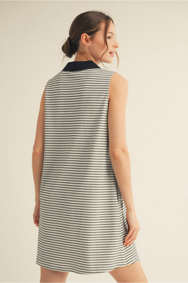 Black/White Stripe Dress