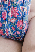 Seascape Large Quilted Ruffle Tote
