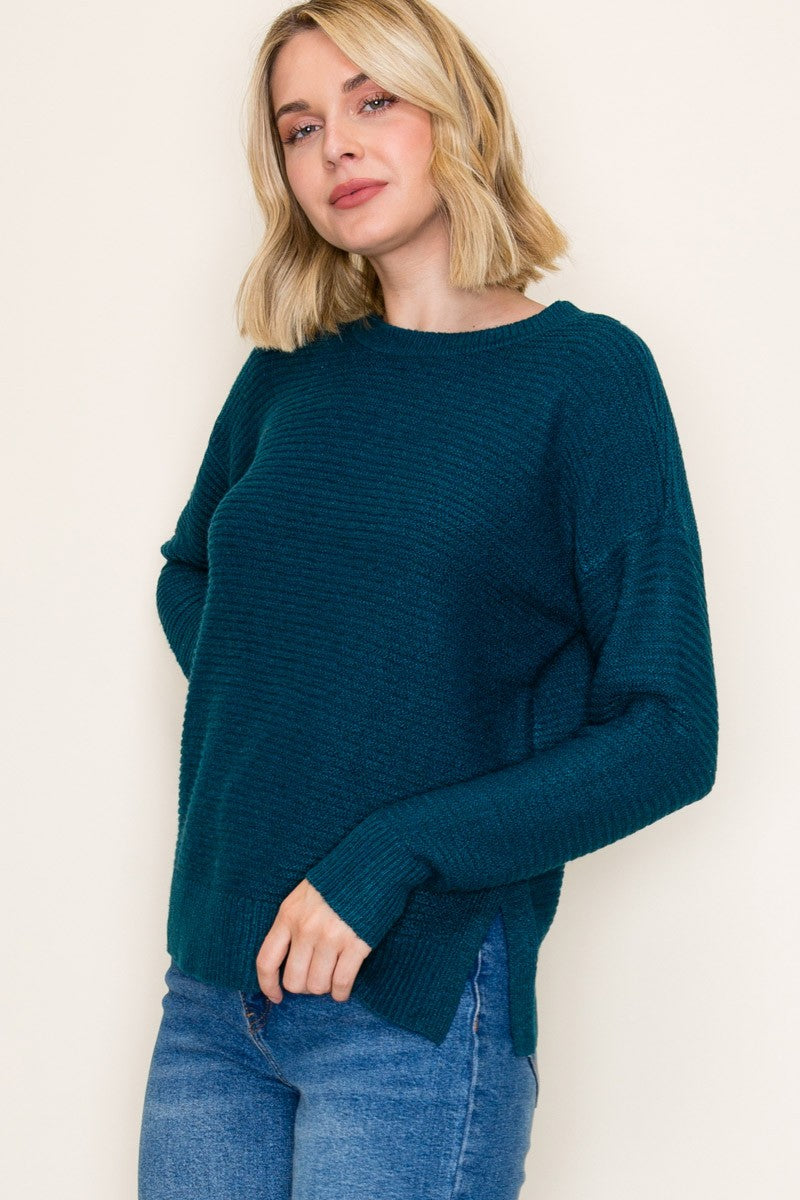 Long Sleeve Solid Sweater