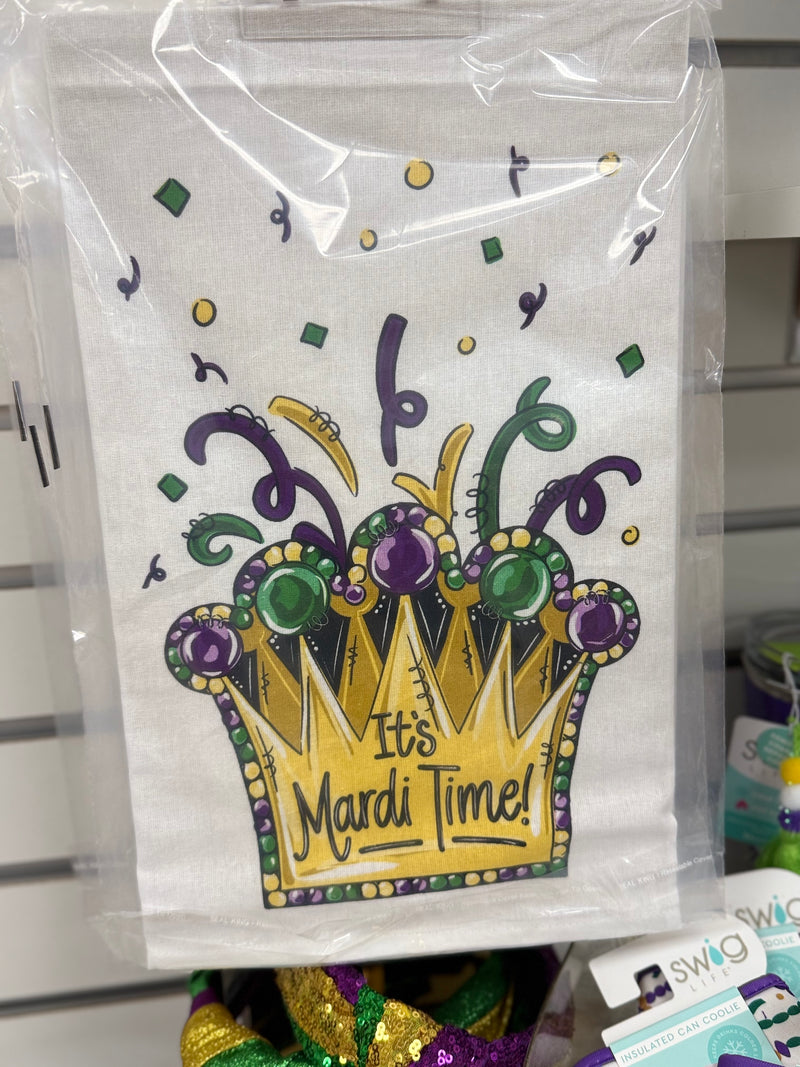 Mardi Gras Tea Towel