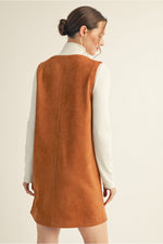 Camel Suede Dress