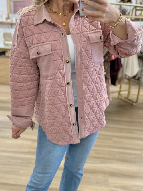 Mauve Shacket