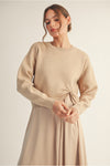 Tan Cropped Sweater