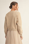 Tan Cropped Sweater