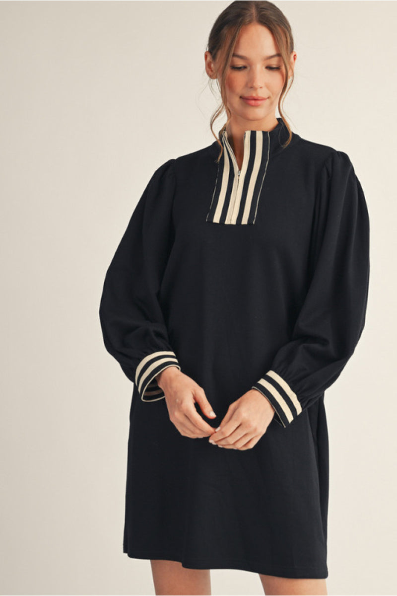 Long Sleeve Black Dress
