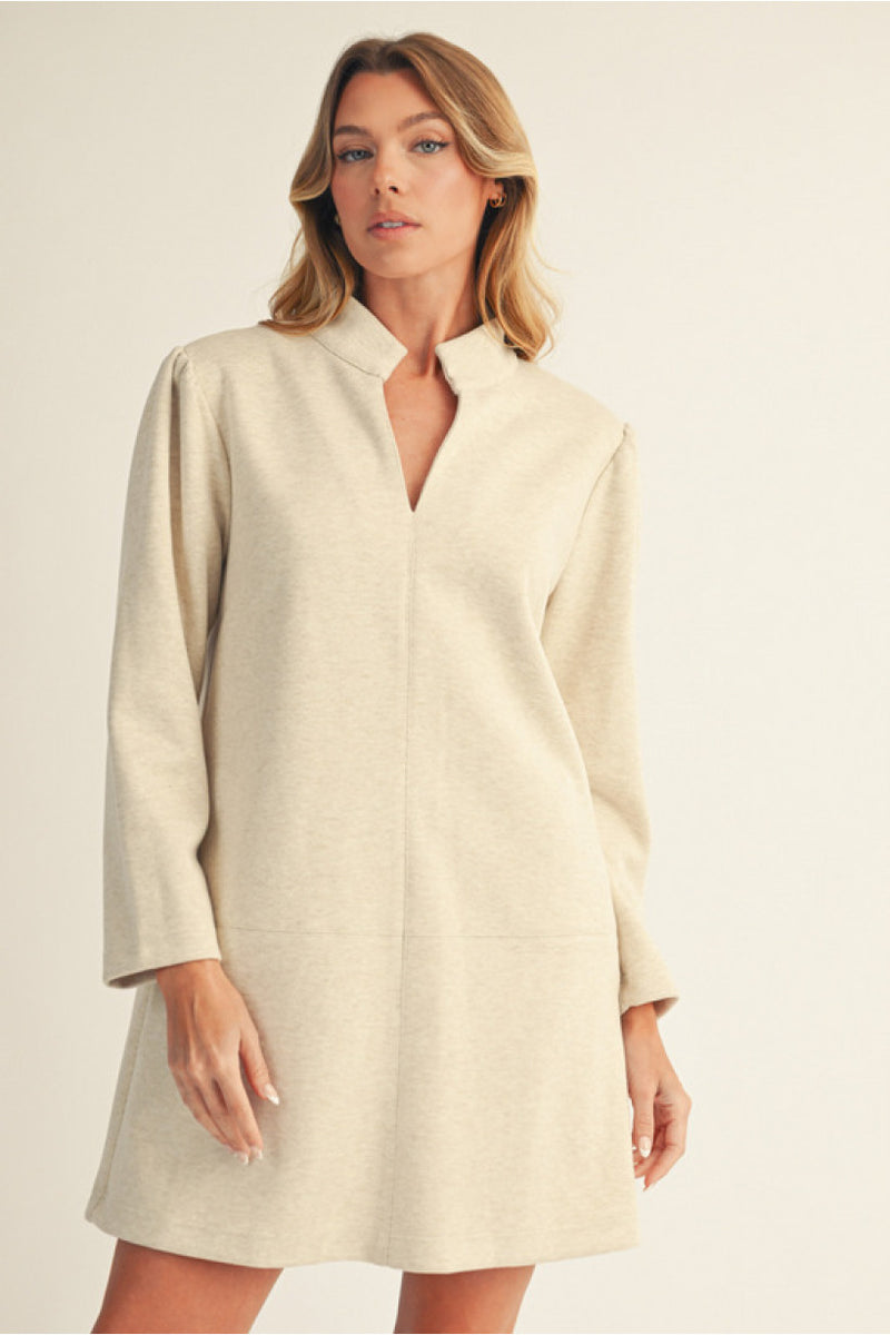 Oatmeal Shift Dress