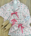 Pink/White w/Tree PJ Set