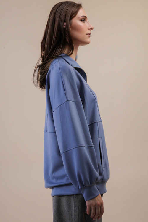 1/4 Zip Pullover Sweatshirt