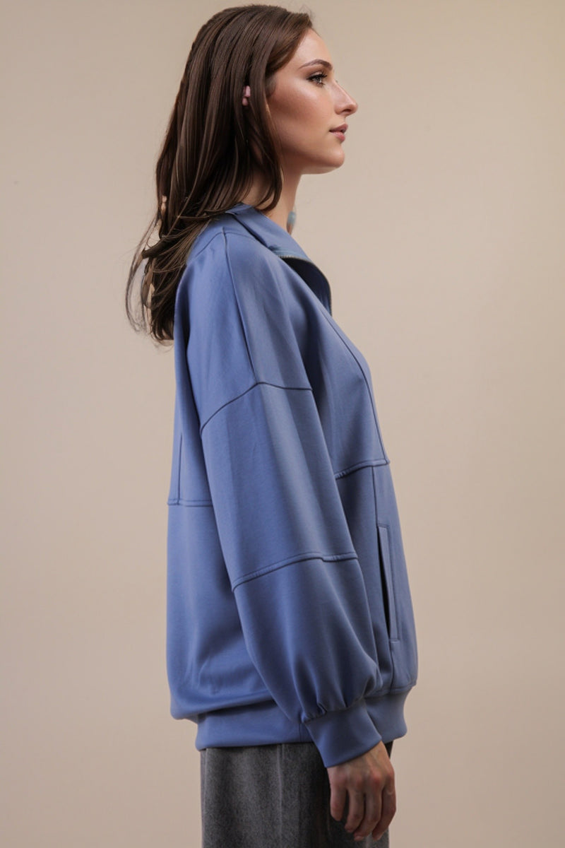 1/4 Zip Pullover Sweatshirt