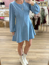 Long Sleeve Denim Dress