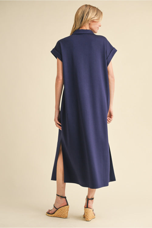 Navy Midi Dress