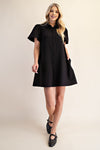 Black Button Down Dress