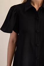 Black Button Down Dress