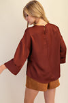 Sienna Cuffed Sleeve Blouse