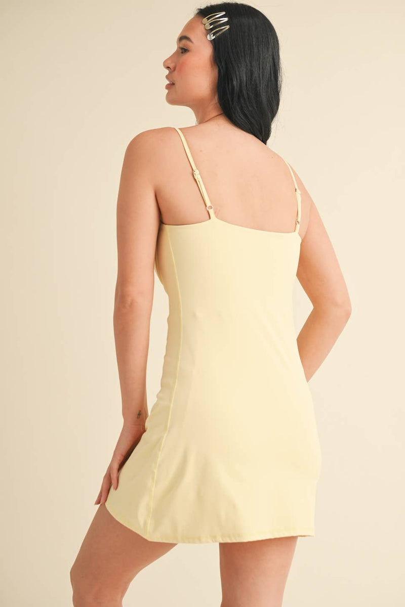 Yellow Activewear Dress