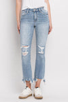 HR Distressed Crop Flare