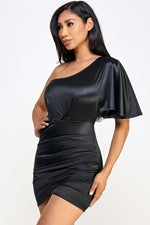 Black One Shoulder Dress