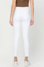 White Skinny Jeans-Vervet