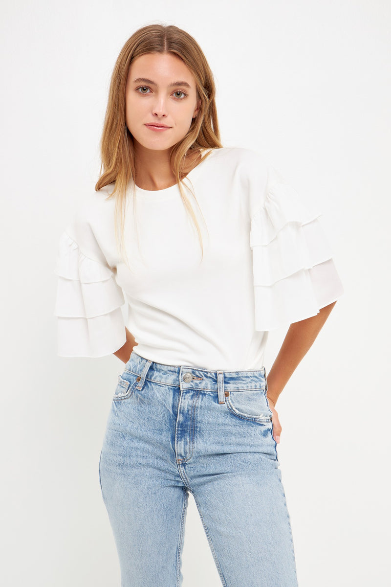 Layered Sleeve Top