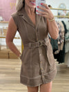 Brown Denim Dress
