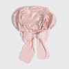 Adjustable Satin Bonnet- Blush