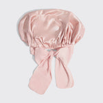Adjustable Satin Bonnet- Blush