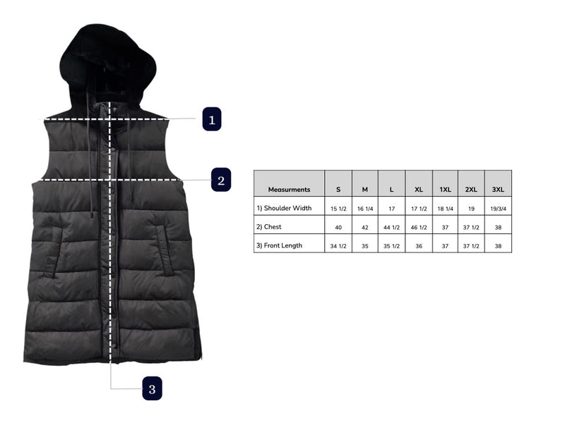 Black Puffer Vest