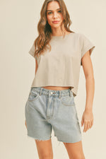 Cuffed Sleeve Tee