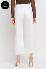 White Wide Leg Denim