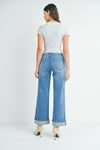 MR Wide Leg Cuff Denim