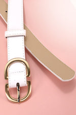 Faux Leather Belt