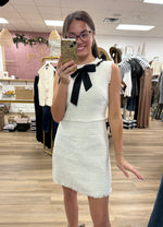 White Tweed Dress