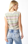 Pink/Green Sweater Vest