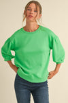 3/4 Sleeve Sweatshirt