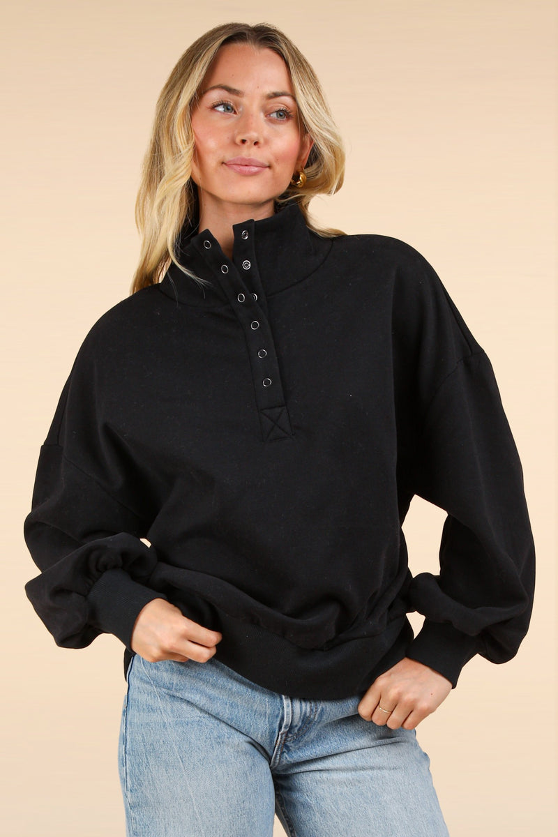 1/4 Button Down Henley