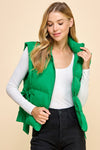 Green Puffer Vest