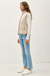 Beige Puffer Vest