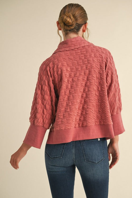 Mauve Pullover Top