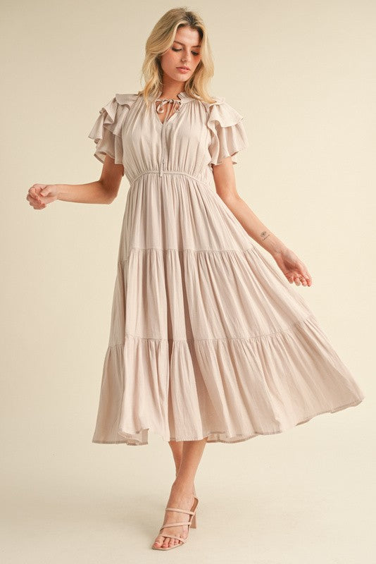 Champagne Midi Dress
