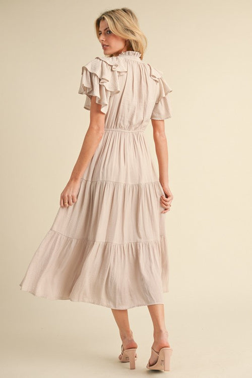 Champagne Midi Dress