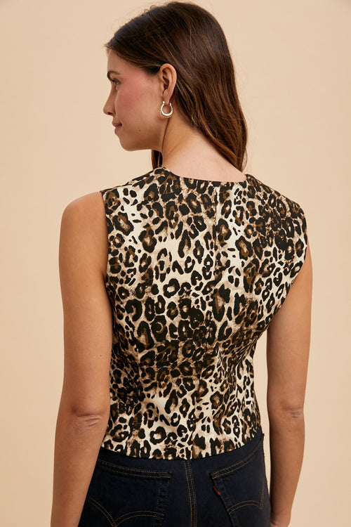 Leopard Vest