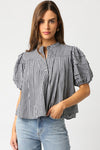 Black/White Checkered Top