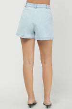 Lt. Denim Paperbag Shorts