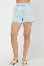 Lt. Denim Paperbag Shorts