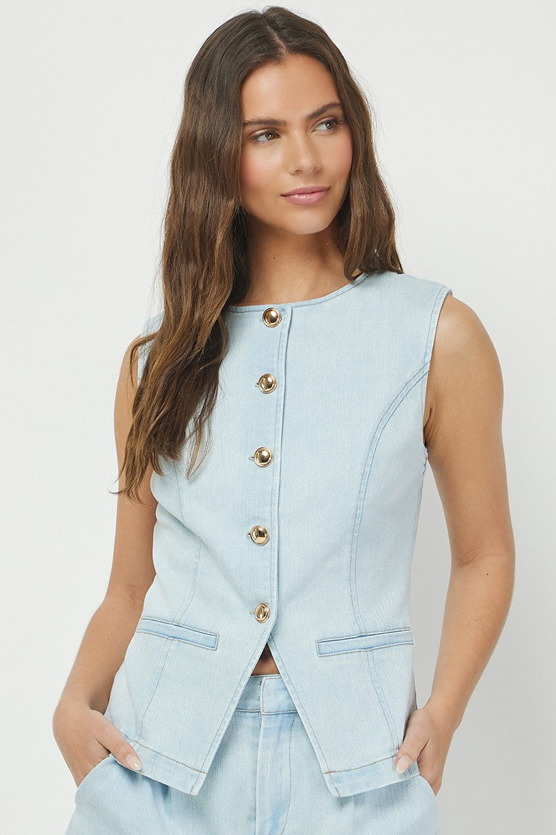 Lt. Denim Vest
