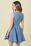 Fit & Flare Denim Dress