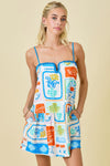 Paradise Print Mini Dress