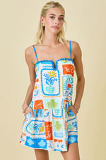 Paradise Print Mini Dress