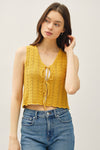 Knit Vest w/Ties